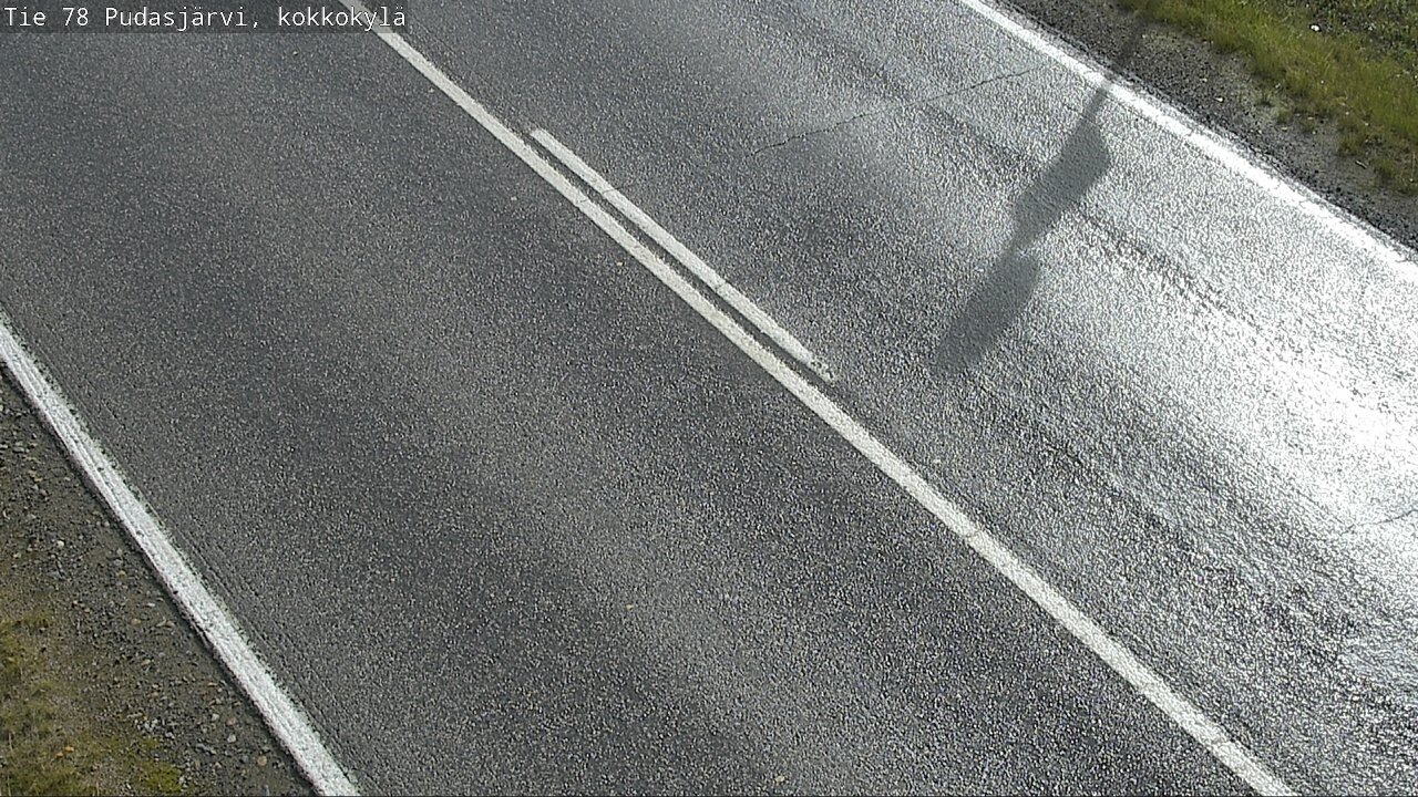 Weather Camera Image Road 78 Pudasjärvi, Kokkokylä, Pudasjärvi, Pohjois-Pohjanmaa