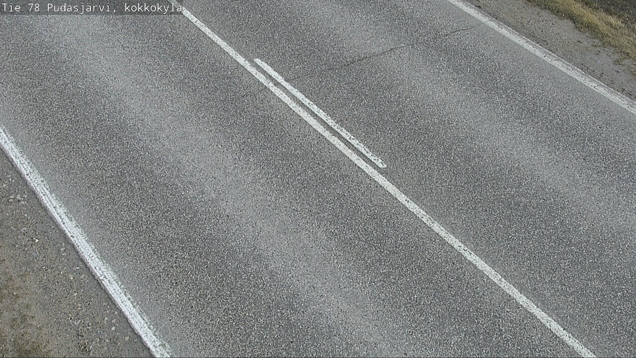 Weather Camera Image Road 78 Pudasjärvi, Kokkokylä, Pudasjärvi, Pohjois-Pohjanmaa