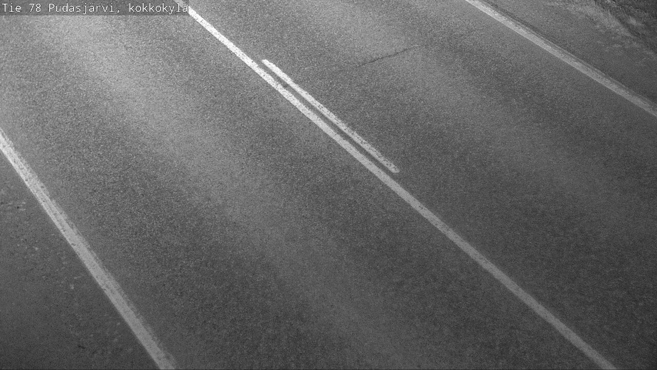 Weather Camera Image Road 78 Pudasjärvi, Kokkokylä, Pudasjärvi, Pohjois-Pohjanmaa