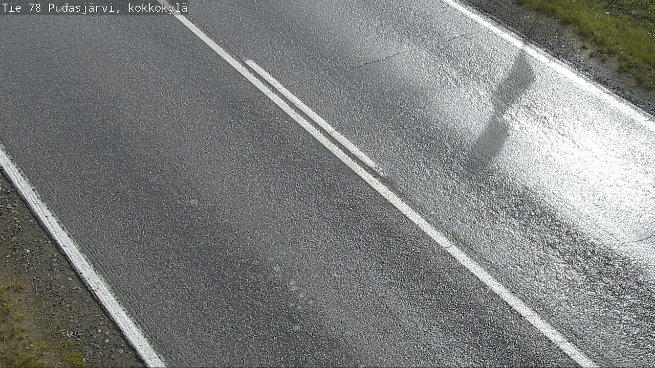 Weather Camera Image Road 78 Pudasjärvi, Kokkokylä, Pudasjärvi, Pohjois-Pohjanmaa
