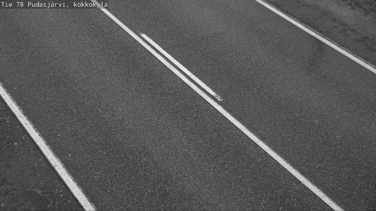Weather Camera Image Road 78 Pudasjärvi, Kokkokylä, Pudasjärvi, Pohjois-Pohjanmaa