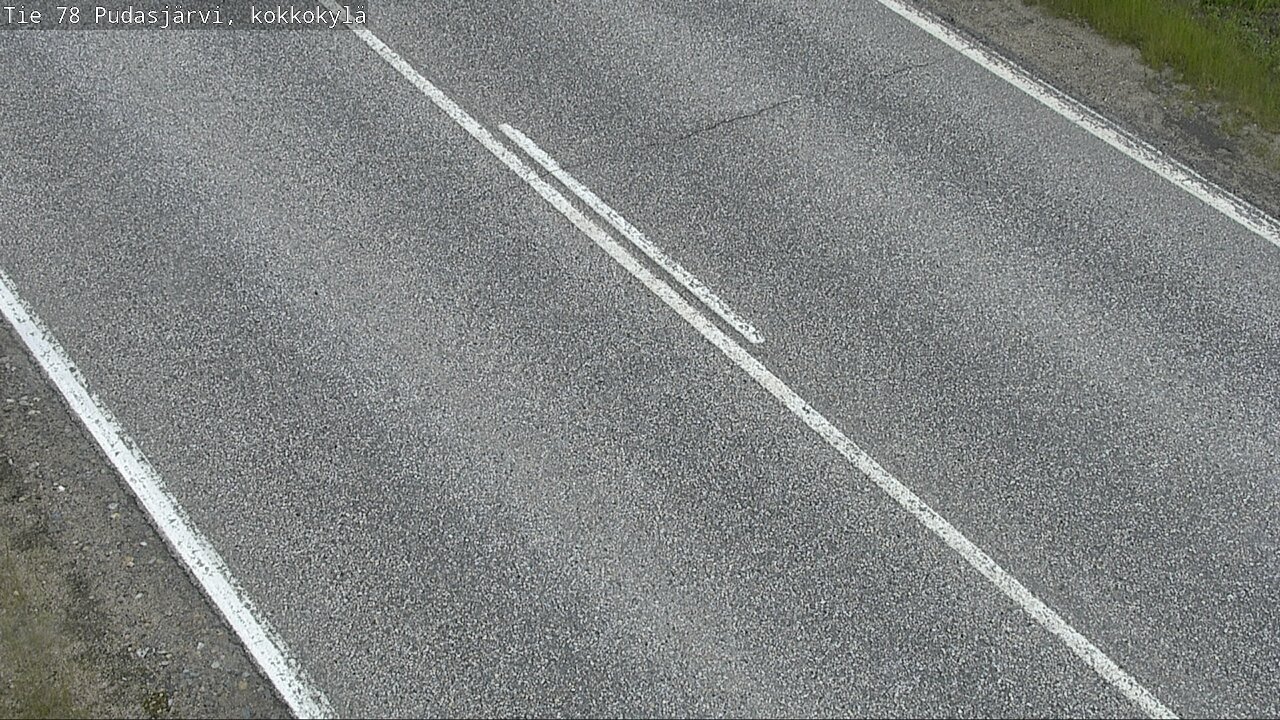 Weather Camera Image Väg 78 Pudasjärvi, Kokkokylä, Pudasjärvi, Pohjois-Pohjanmaa