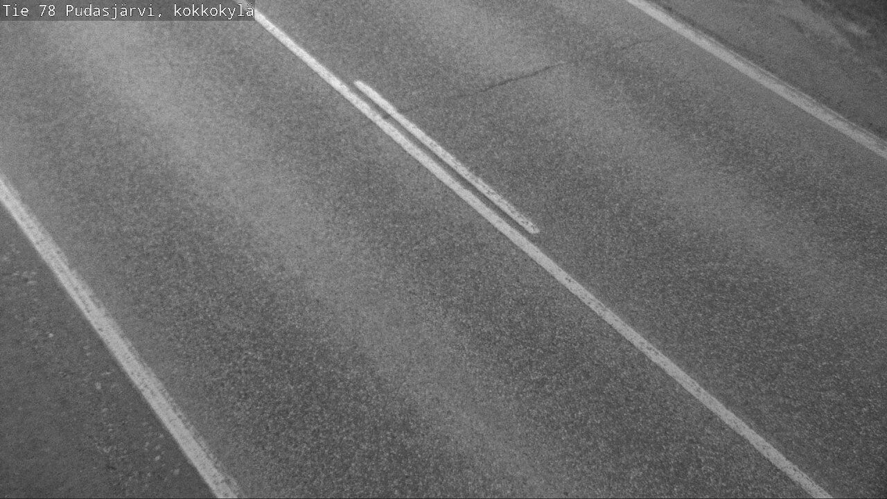 Weather Camera Image Road 78 Pudasjärvi, Kokkokylä, Pudasjärvi, Pohjois-Pohjanmaa