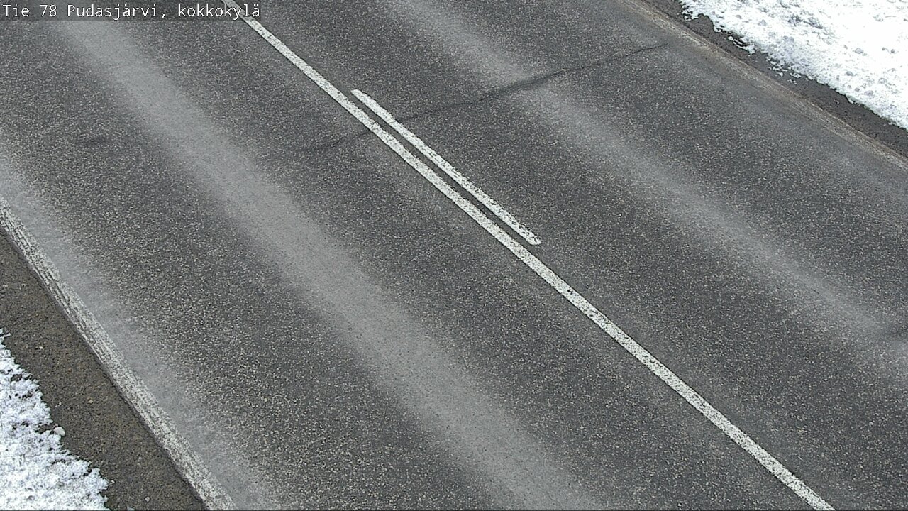 Weather Camera Image Väg 78 Pudasjärvi, Kokkokylä, Pudasjärvi, Pohjois-Pohjanmaa