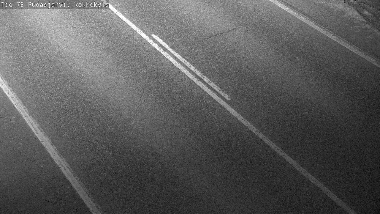 Weather Camera Image Road 78 Pudasjärvi, Kokkokylä, Pudasjärvi, Pohjois-Pohjanmaa