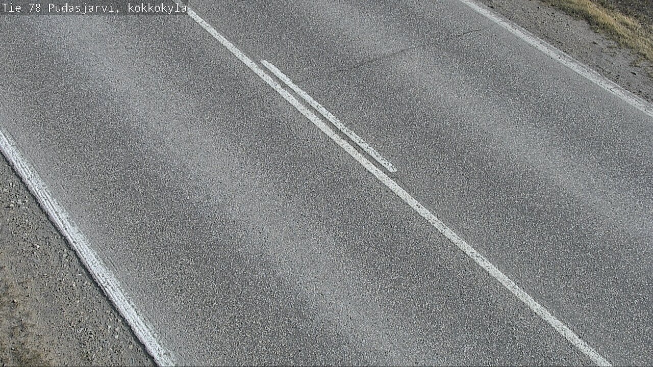 Weather Camera Image Road 78 Pudasjärvi, Kokkokylä, Pudasjärvi, Pohjois-Pohjanmaa