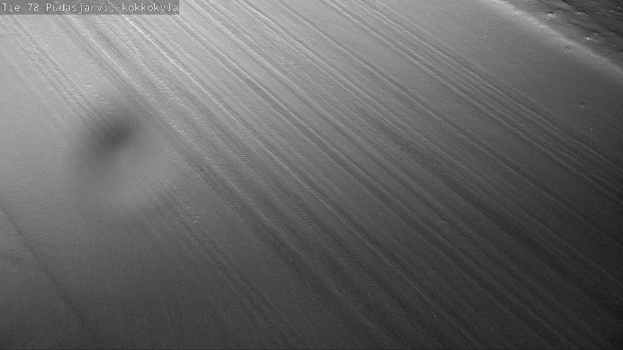 Weather Camera Image Road 78 Pudasjärvi, Kokkokylä, Pudasjärvi, Pohjois-Pohjanmaa