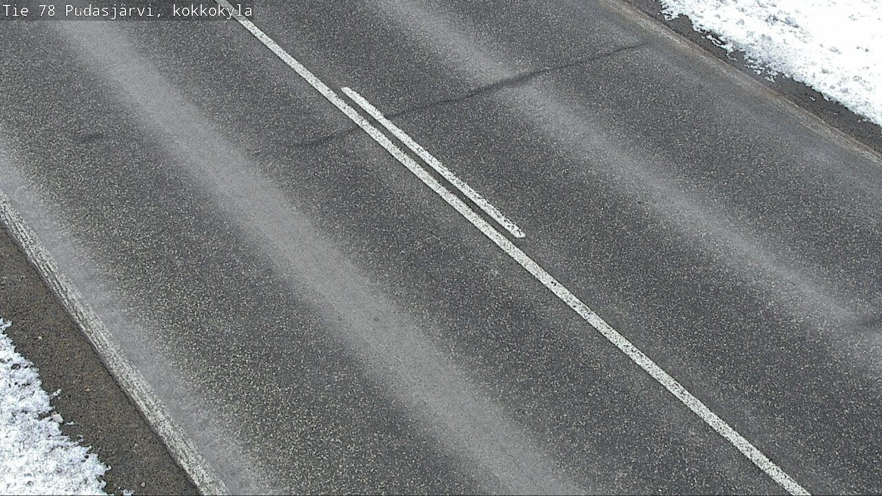 Weather Camera Image Väg 78 Pudasjärvi, Kokkokylä, Pudasjärvi, Pohjois-Pohjanmaa