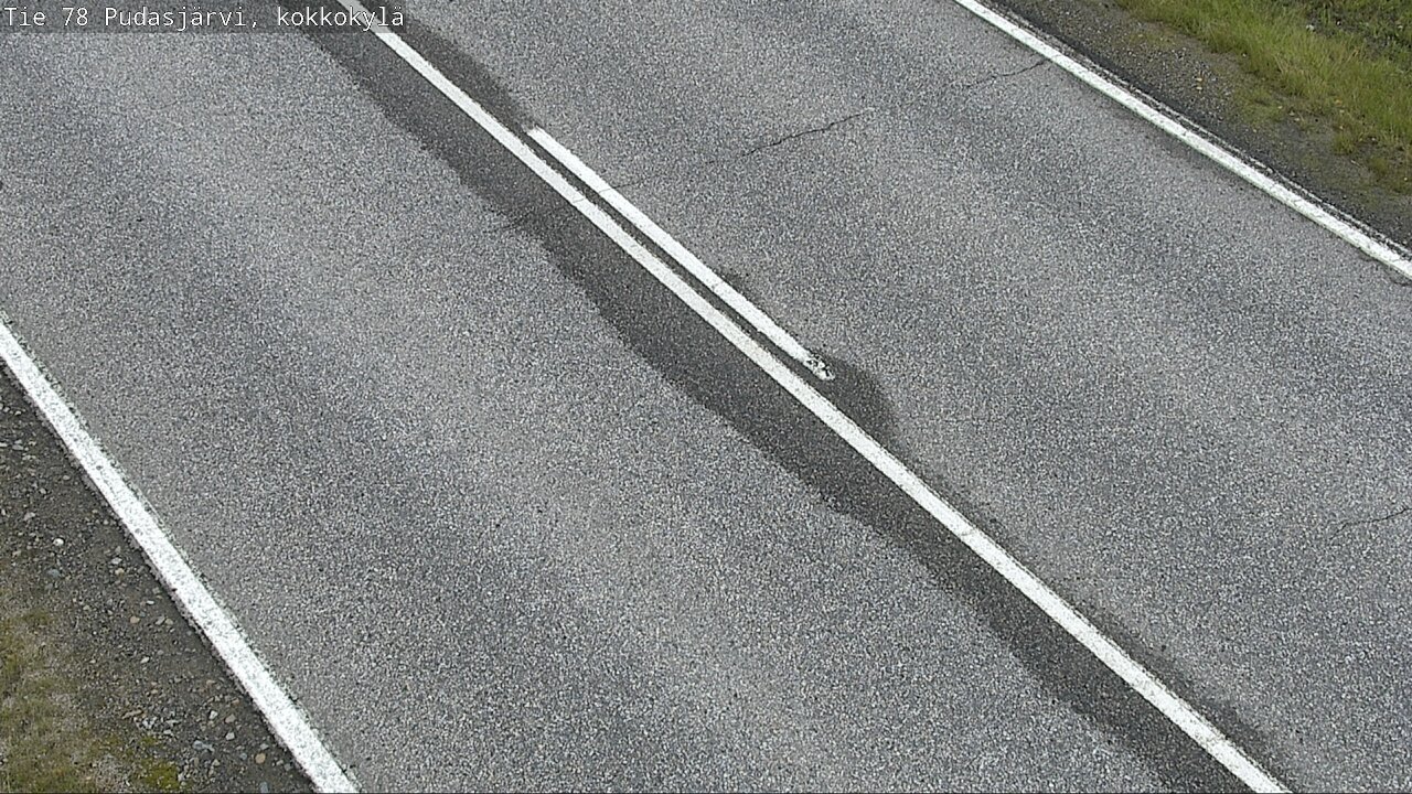 Weather Camera Image Road 78 Pudasjärvi, Kokkokylä, Pudasjärvi, Pohjois-Pohjanmaa