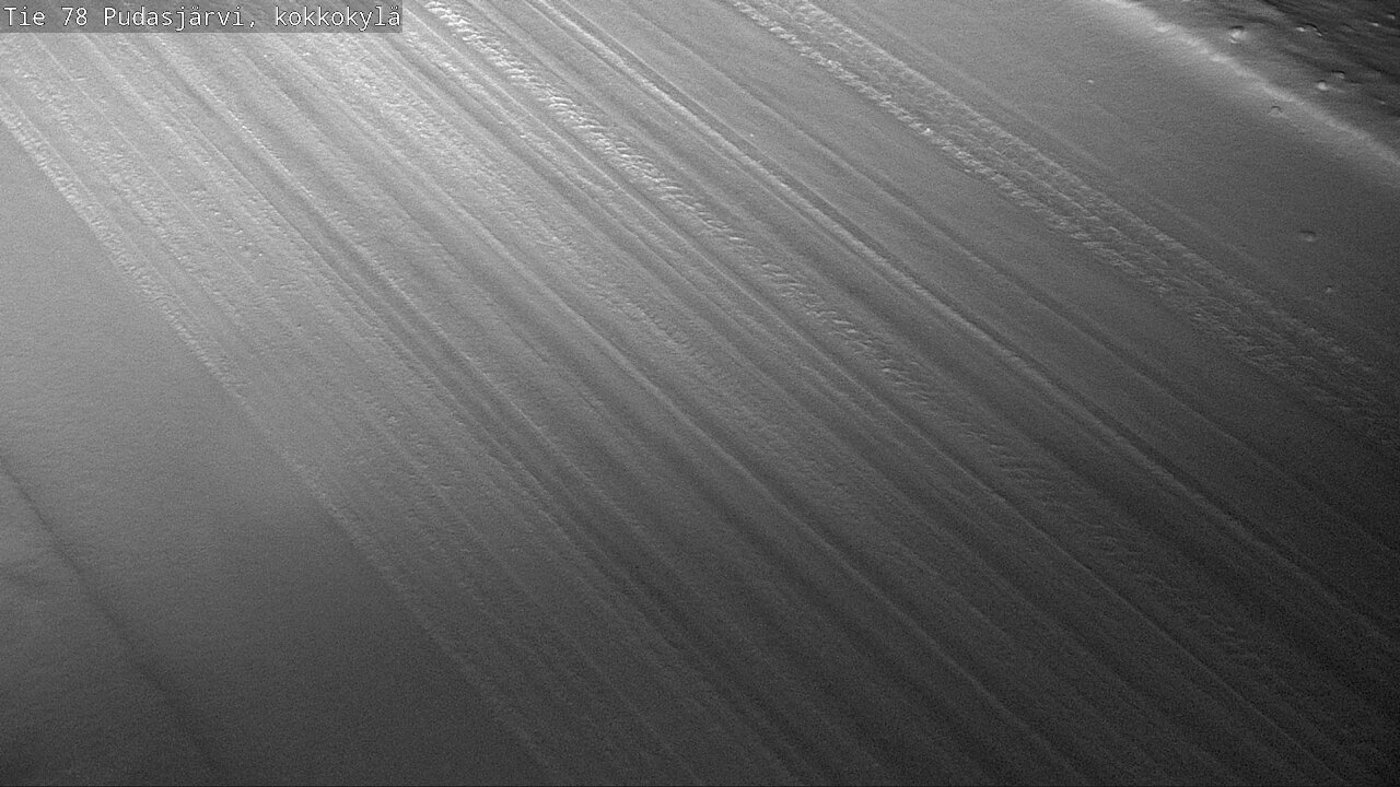 Weather Camera Image Road 78 Pudasjärvi, Kokkokylä, Pudasjärvi, Pohjois-Pohjanmaa