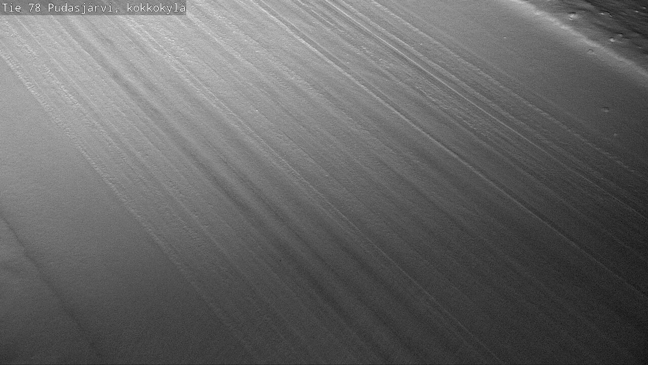 Weather Camera Image Road 78 Pudasjärvi, Kokkokylä, Pudasjärvi, Pohjois-Pohjanmaa