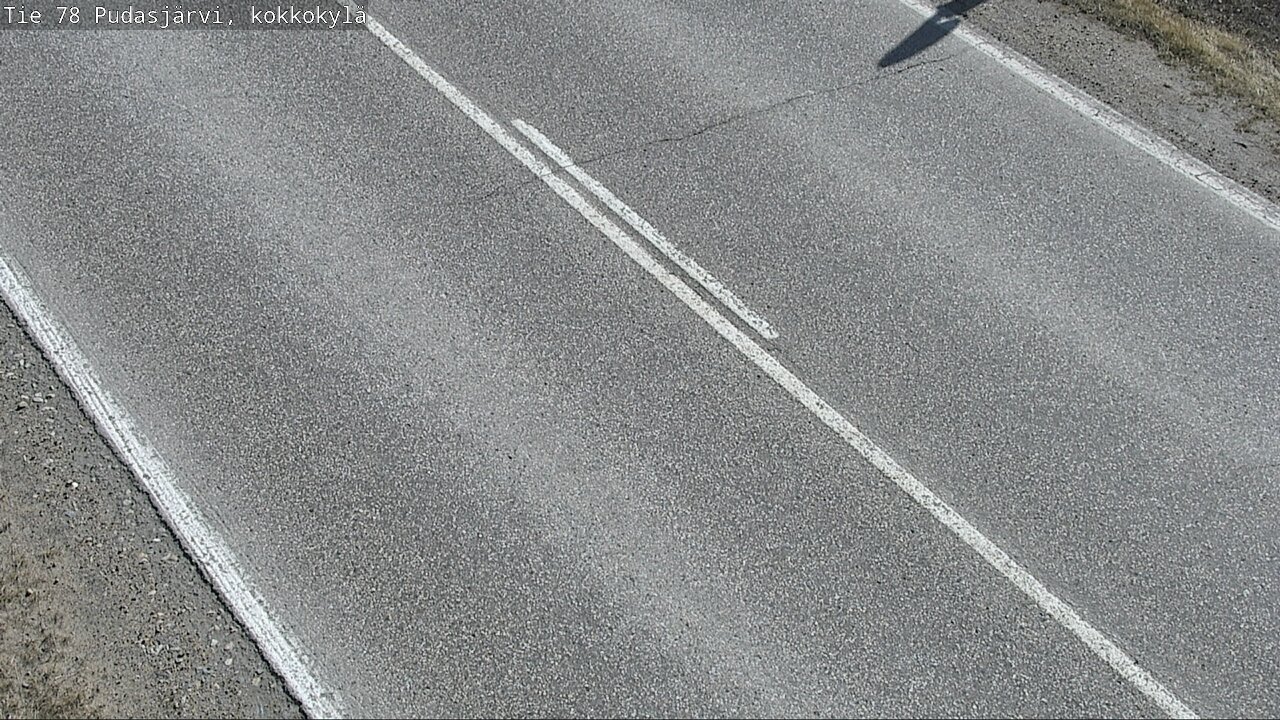 Weather Camera Image Road 78 Pudasjärvi, Kokkokylä, Pudasjärvi, Pohjois-Pohjanmaa