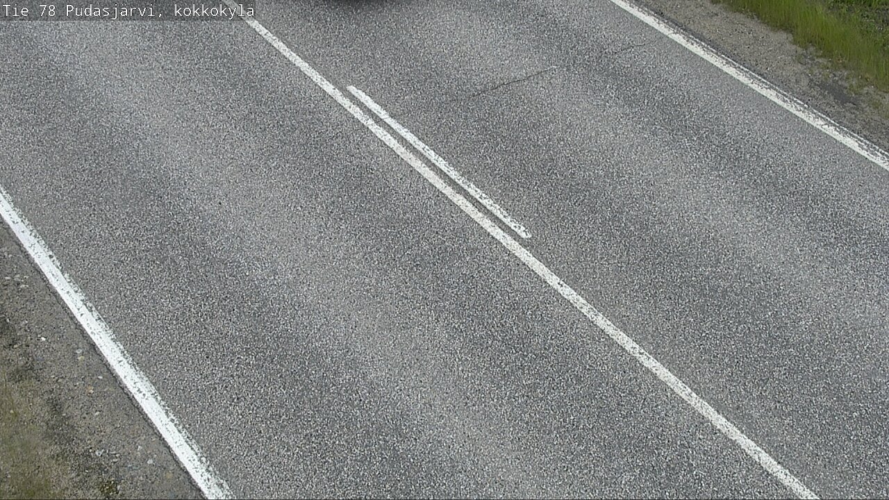 Weather Camera Image Väg 78 Pudasjärvi, Kokkokylä, Pudasjärvi, Pohjois-Pohjanmaa