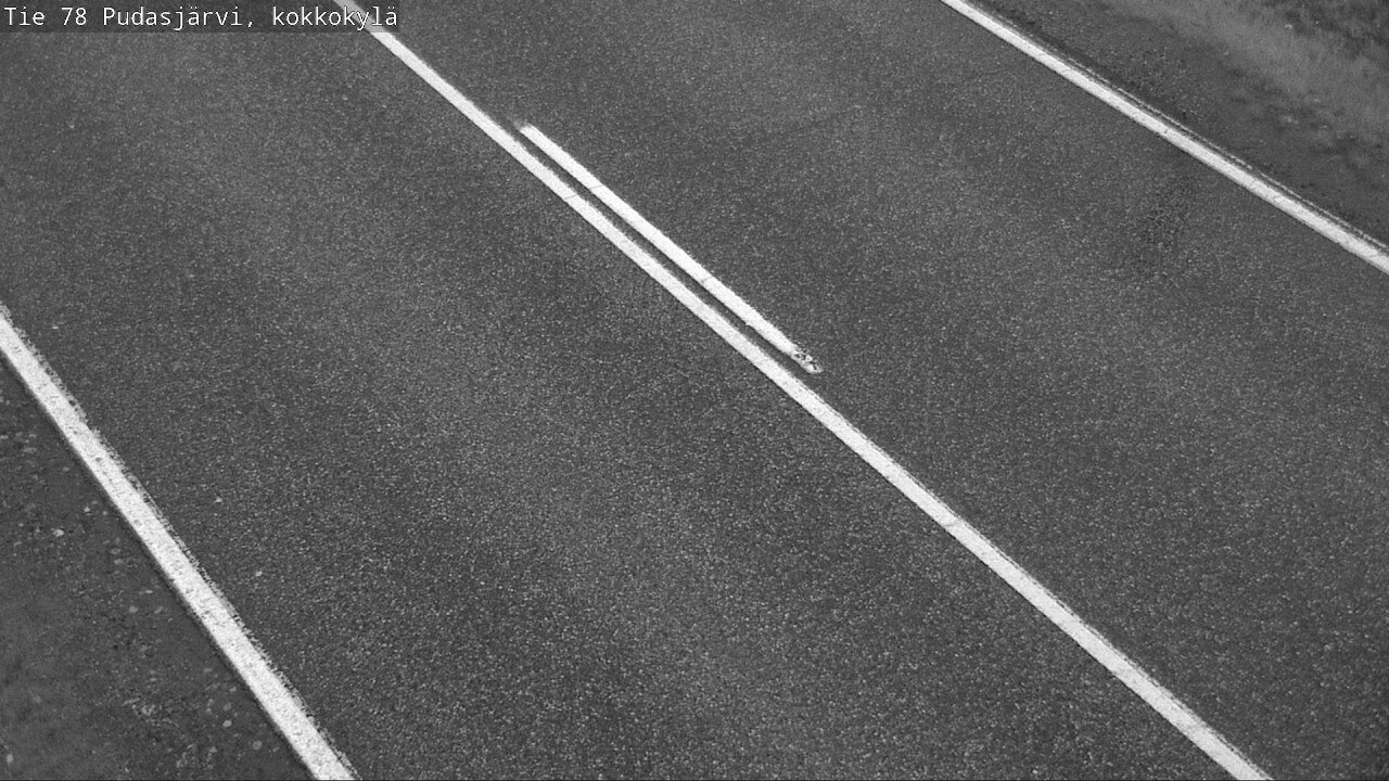 Weather Camera Image Road 78 Pudasjärvi, Kokkokylä, Pudasjärvi, Pohjois-Pohjanmaa