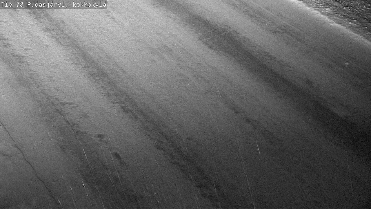 Weather Camera Image Road 78 Pudasjärvi, Kokkokylä, Pudasjärvi, Pohjois-Pohjanmaa