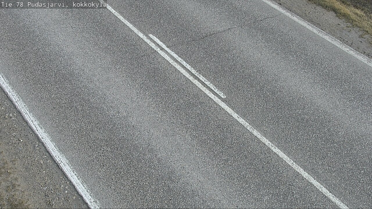 Weather Camera Image Road 78 Pudasjärvi, Kokkokylä, Pudasjärvi, Pohjois-Pohjanmaa