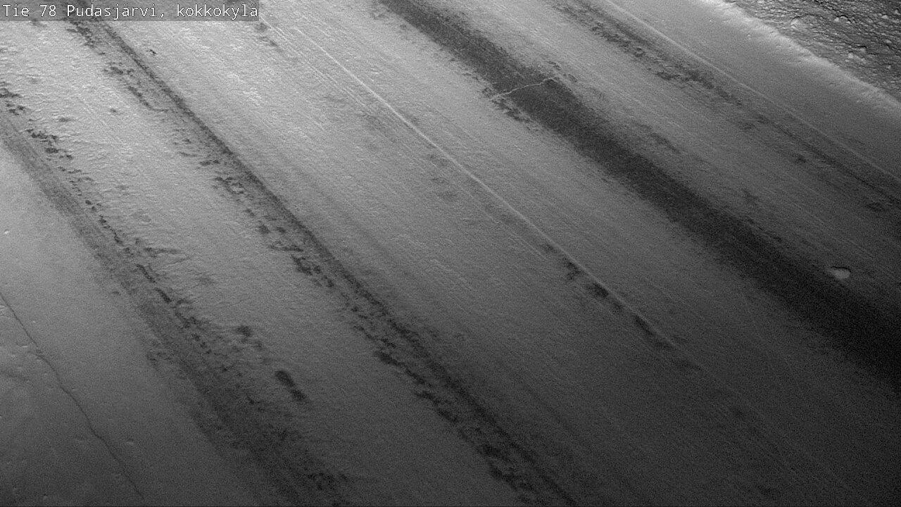 Weather Camera Image Road 78 Pudasjärvi, Kokkokylä, Pudasjärvi, Pohjois-Pohjanmaa
