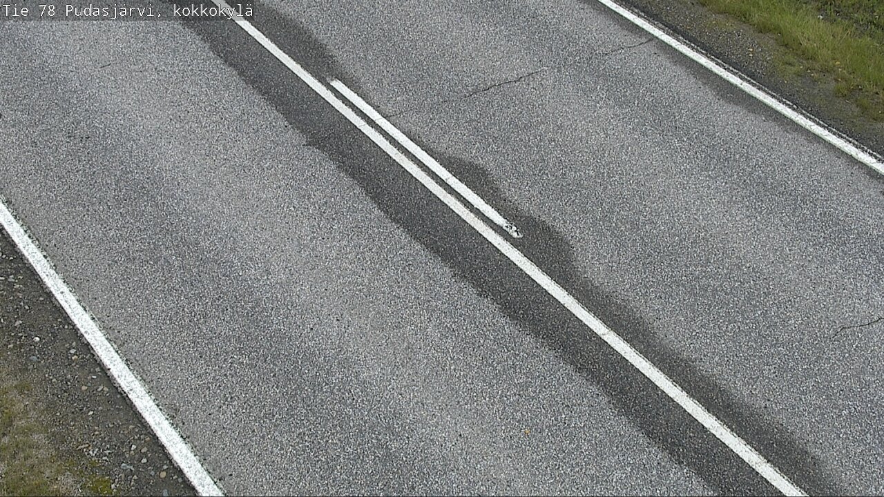 Weather Camera Image Road 78 Pudasjärvi, Kokkokylä, Pudasjärvi, Pohjois-Pohjanmaa