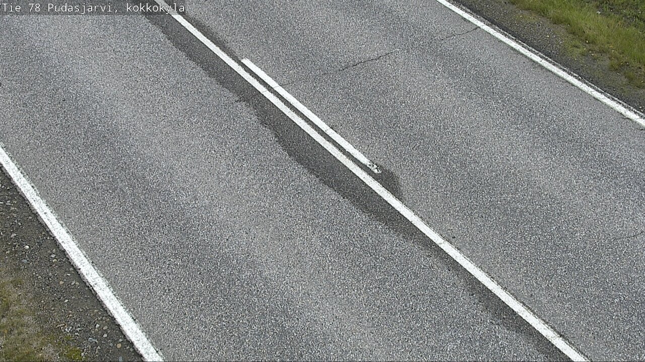 Weather Camera Image Road 78 Pudasjärvi, Kokkokylä, Pudasjärvi, Pohjois-Pohjanmaa