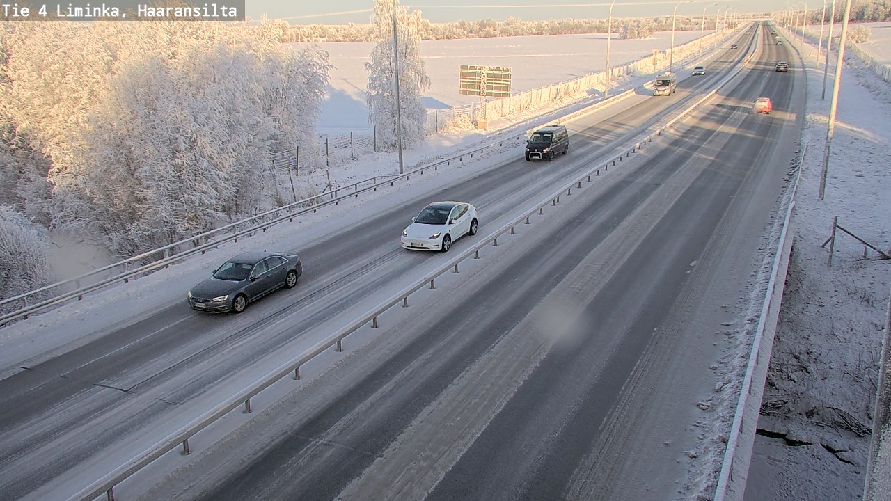 Weather Camera Image Road 4 Liminka, Haaransilta, Liminka, Pohjois-Pohjanmaa
