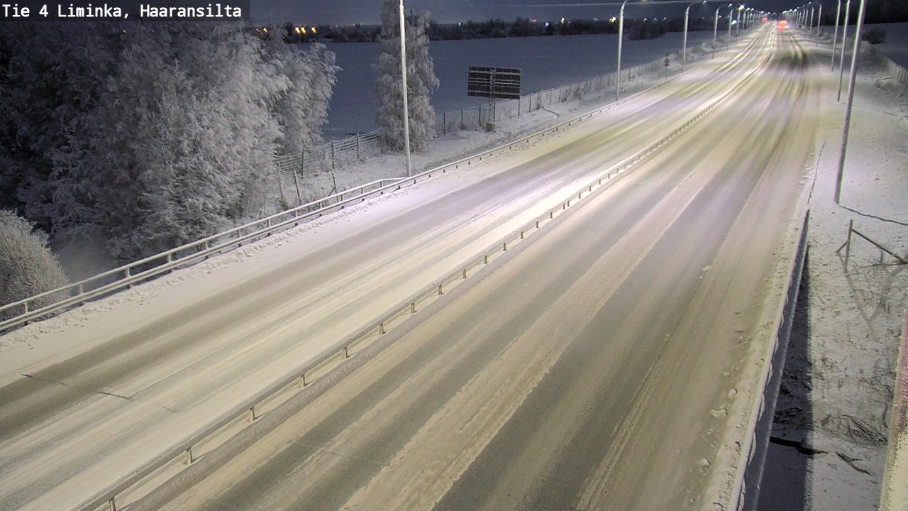 Weather Camera Image Road 4 Liminka, Haaransilta, Liminka, Pohjois-Pohjanmaa