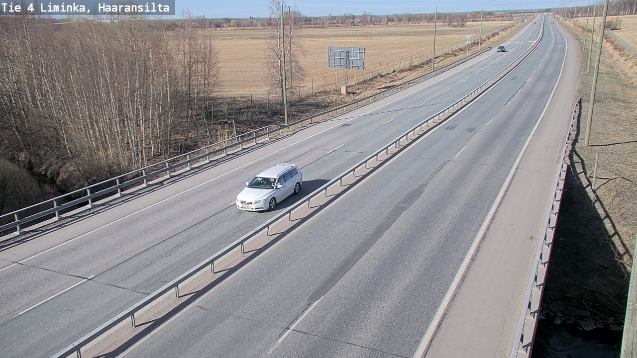 Weather Camera Image Road 4 Liminka, Haaransilta, Liminka, Pohjois-Pohjanmaa