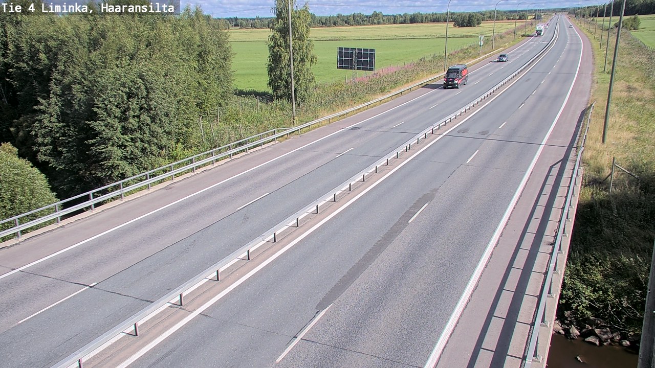 Kelikamerat Kuva Tie 4 Liminka, Haaransilta, Liminka, Pohjois-Pohjanmaa