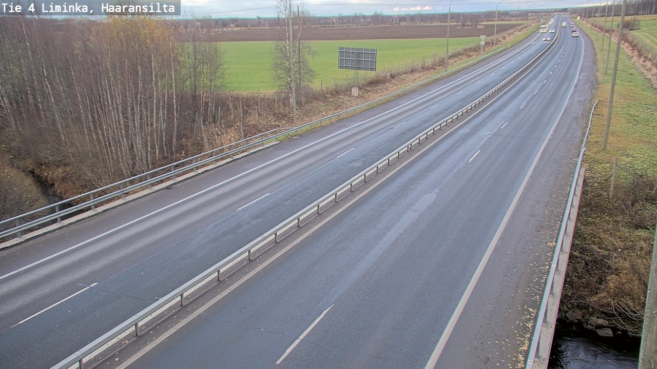 Kelikamerat Kuva Tie 4 Liminka, Haaransilta, Liminka, Pohjois-Pohjanmaa