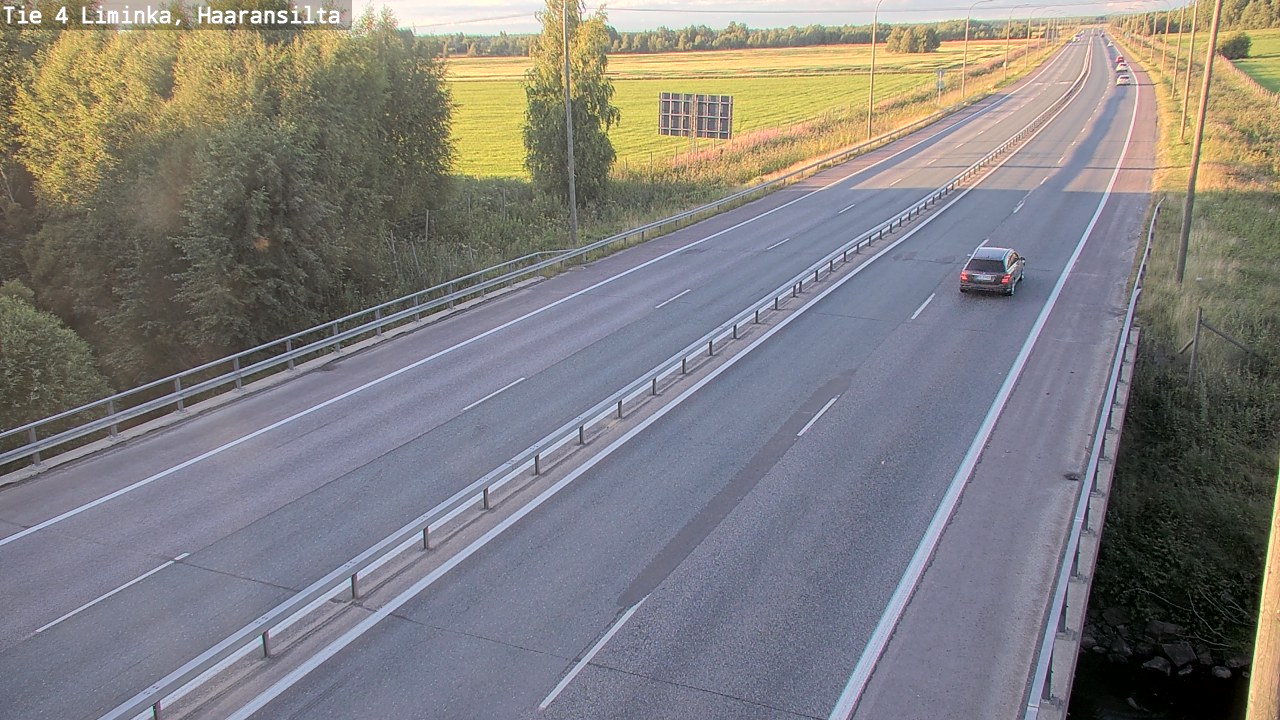 Kelikamerat Kuva Tie 4 Liminka, Haaransilta, Liminka, Pohjois-Pohjanmaa