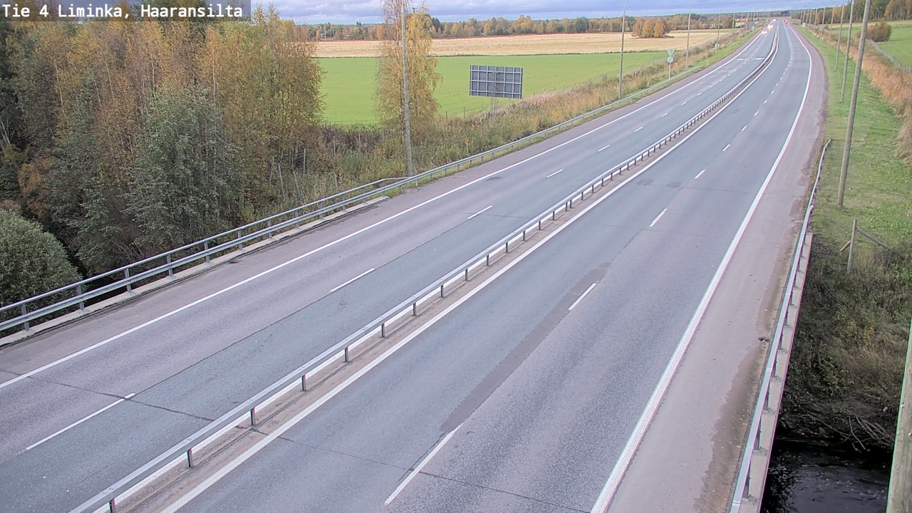 Kelikamerat Kuva Tie 4 Liminka, Haaransilta, Liminka, Pohjois-Pohjanmaa