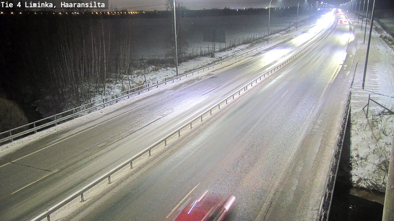 Weather Camera Image Väg 4 Limingo, Haaransilta, Liminka, Pohjois-Pohjanmaa
