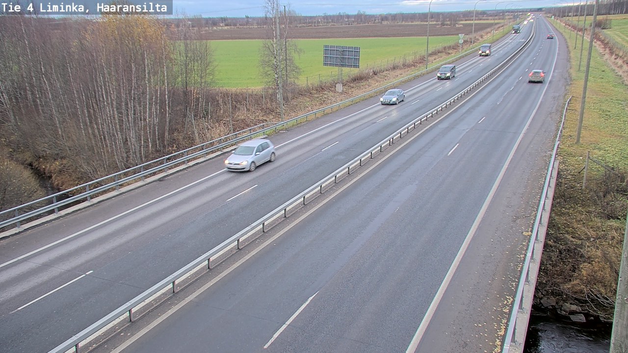 Kelikamerat Kuva Tie 4 Liminka, Haaransilta, Liminka, Pohjois-Pohjanmaa