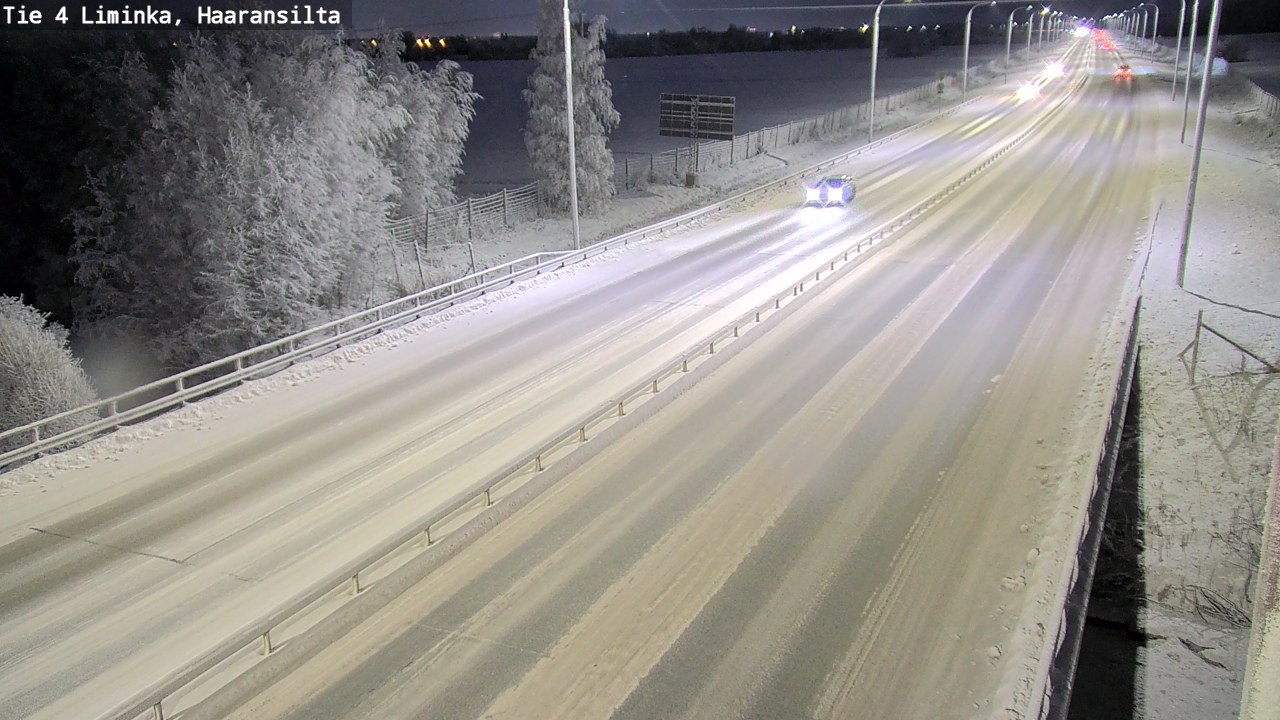 Weather Camera Image Road 4 Liminka, Haaransilta, Liminka, Pohjois-Pohjanmaa
