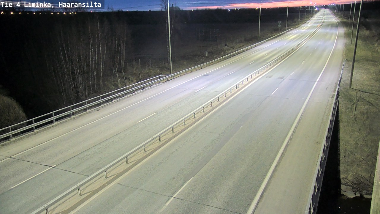 Weather Camera Image Road 4 Liminka, Haaransilta, Liminka, Pohjois-Pohjanmaa