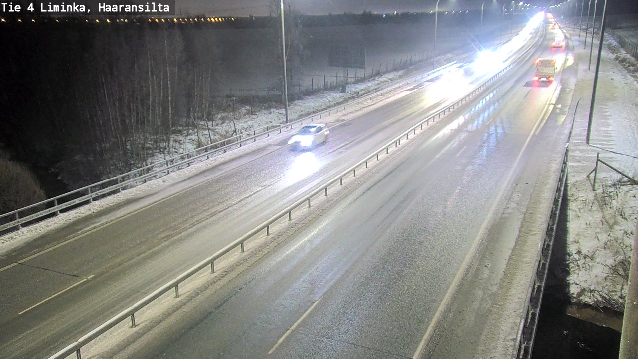 Weather Camera Image Väg 4 Limingo, Haaransilta, Liminka, Pohjois-Pohjanmaa