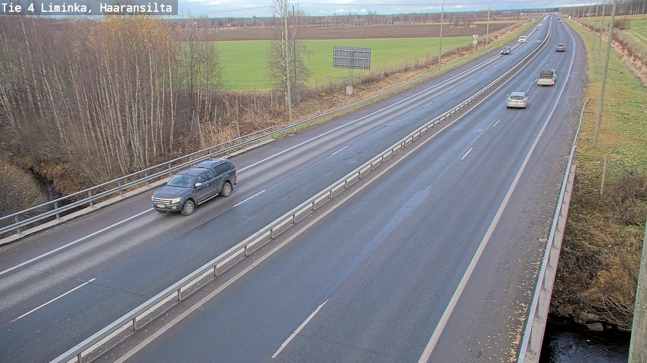 Kelikamerat Kuva Tie 4 Liminka, Haaransilta, Liminka, Pohjois-Pohjanmaa