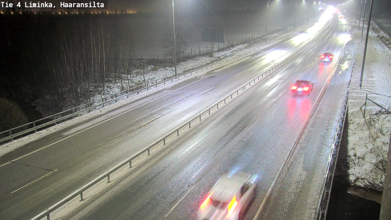 Weather Camera Image Väg 4 Limingo, Haaransilta, Liminka, Pohjois-Pohjanmaa