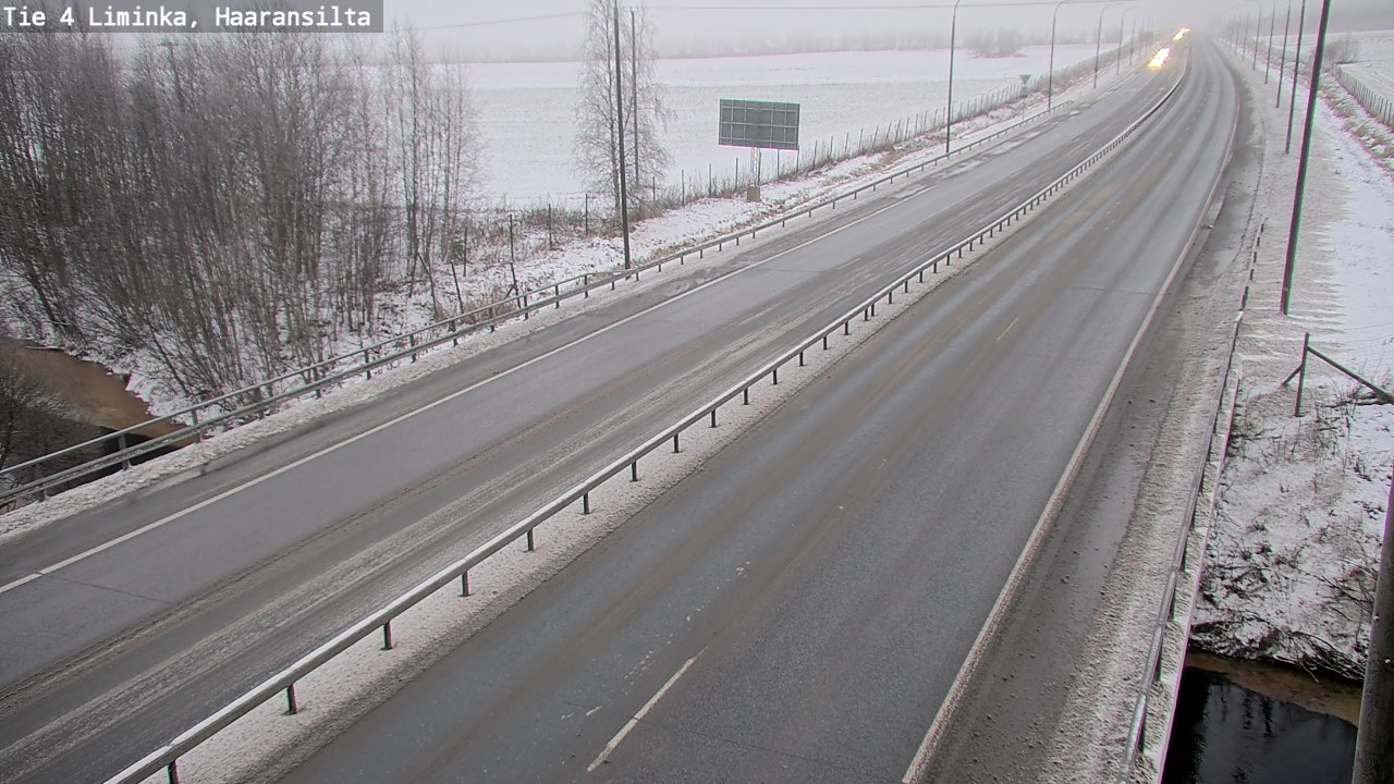 Weather Camera Image Road 4 Liminka, Haaransilta, Liminka, Pohjois-Pohjanmaa