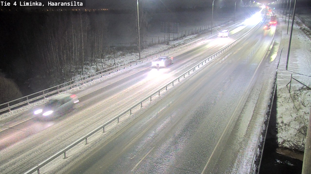 Weather Camera Image Road 4 Liminka, Haaransilta, Liminka, Pohjois-Pohjanmaa