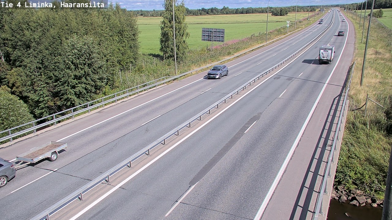 Kelikamerat Kuva Tie 4 Liminka, Haaransilta, Liminka, Pohjois-Pohjanmaa