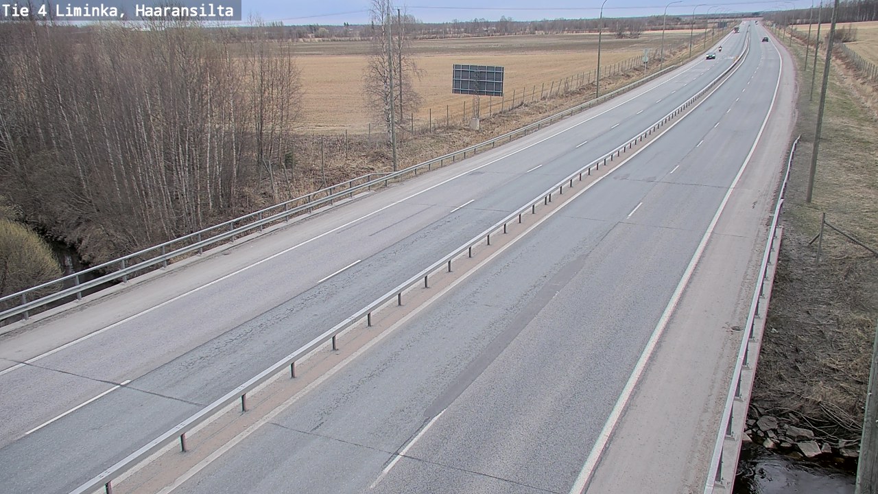 Kelikamerat Kuva Tie 4 Liminka, Haaransilta, Liminka, Pohjois-Pohjanmaa