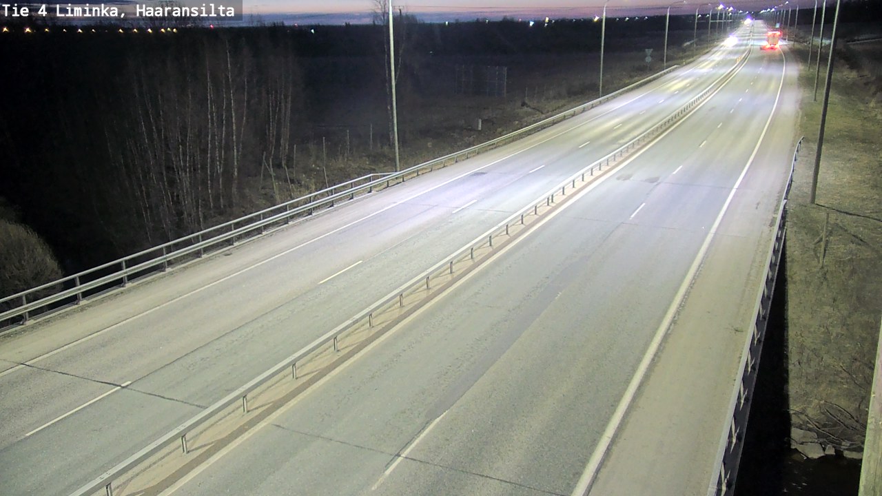 Weather Camera Image Road 4 Liminka, Haaransilta, Liminka, Pohjois-Pohjanmaa