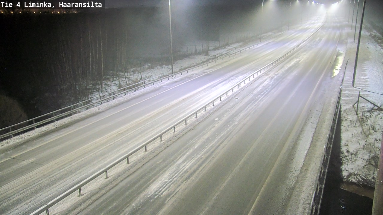 Weather Camera Image Road 4 Liminka, Haaransilta, Liminka, Pohjois-Pohjanmaa