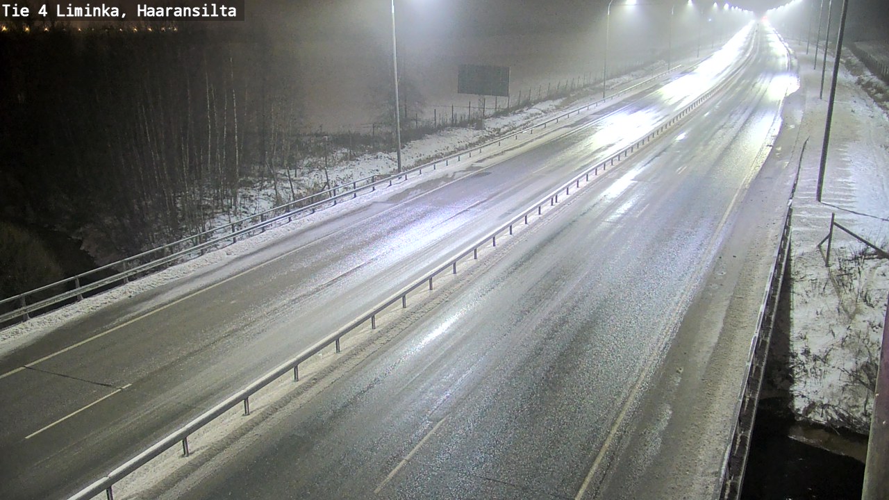 Weather Camera Image Väg 4 Limingo, Haaransilta, Liminka, Pohjois-Pohjanmaa