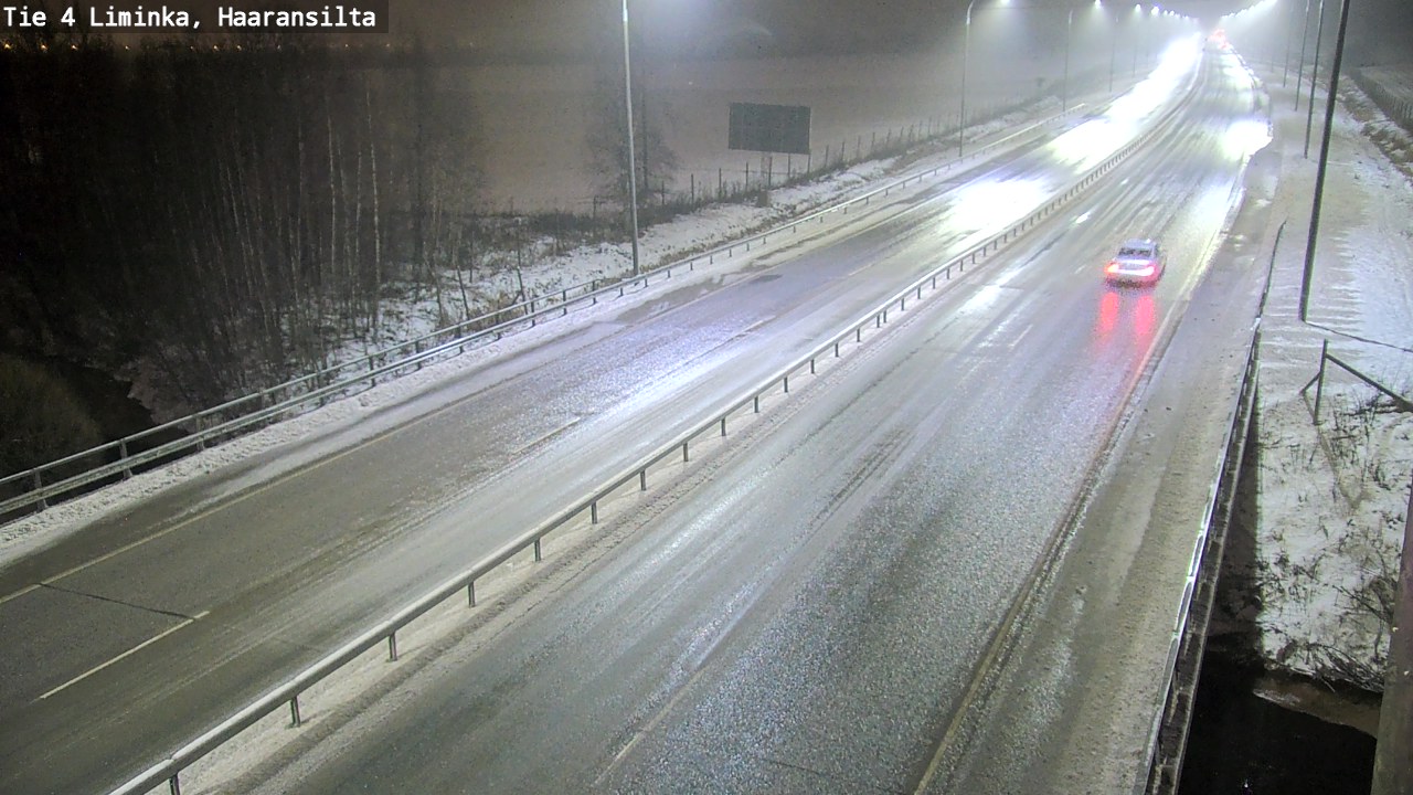 Weather Camera Image Väg 4 Limingo, Haaransilta, Liminka, Pohjois-Pohjanmaa