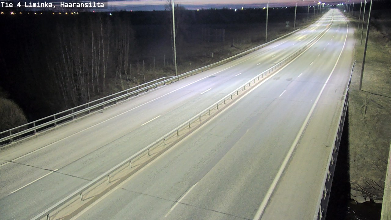 Weather Camera Image Road 4 Liminka, Haaransilta, Liminka, Pohjois-Pohjanmaa