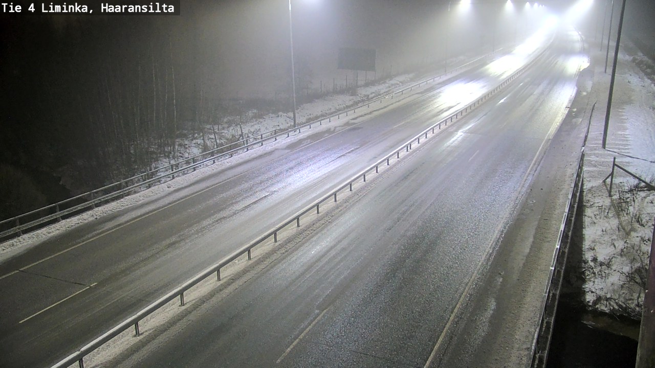Weather Camera Image Väg 4 Limingo, Haaransilta, Liminka, Pohjois-Pohjanmaa