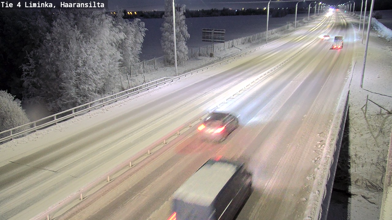 Weather Camera Image Road 4 Liminka, Haaransilta, Liminka, Pohjois-Pohjanmaa