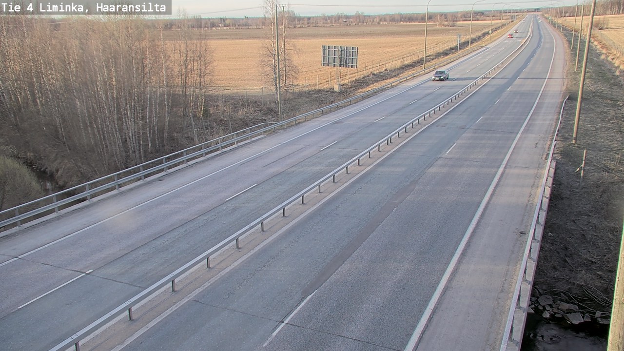 Weather Camera Image Road 4 Liminka, Haaransilta, Liminka, Pohjois-Pohjanmaa