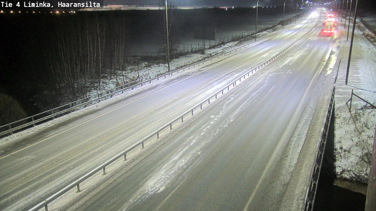 Weather Camera Image Road 4 Liminka, Haaransilta, Liminka, Pohjois-Pohjanmaa